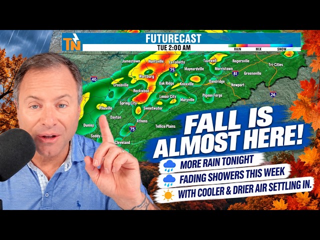 Cold Front Brings RAIN… And FINALLY Some Fall Weather! #weather #rain #storm #coldfront #tnwx #fall