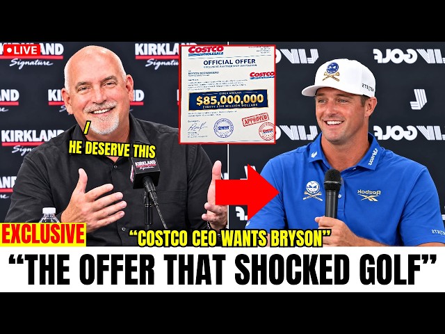 SHOCKING! Costco CEO DROPS a BOMBSHELL Offer for Bryson DeChambeau — GOLF WORLD STUNNED!