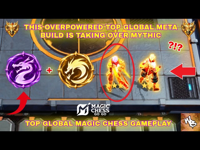 NEW TOP GLOBAL FAVORITE META SYNERGY COMBO  - BEST MAGIC CHESS STRATEGY - MAGIC CHESS GO GO