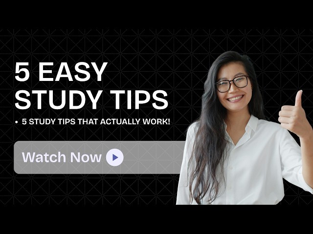 [ StudyNova 5 Study Tips That Actually Work | Study Smarter, Not Harder 📚✨