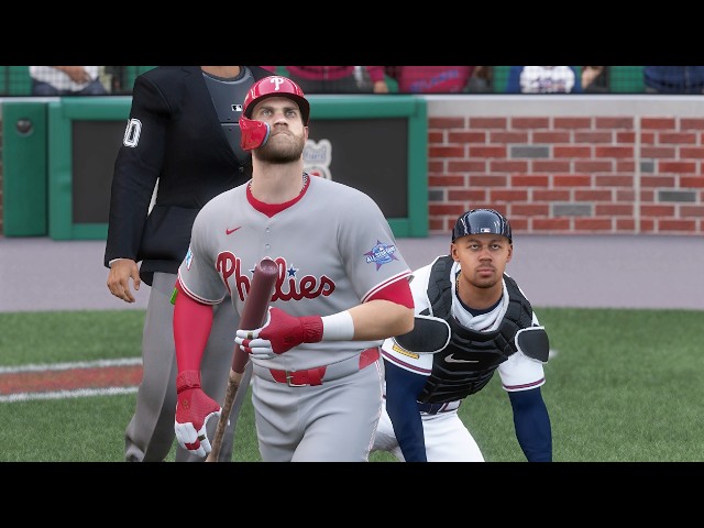 Atlanta Braves vs Philadelphia Phillies - NL Wild Card Game 3 Full Highlights - MLB The Show 26 Sim