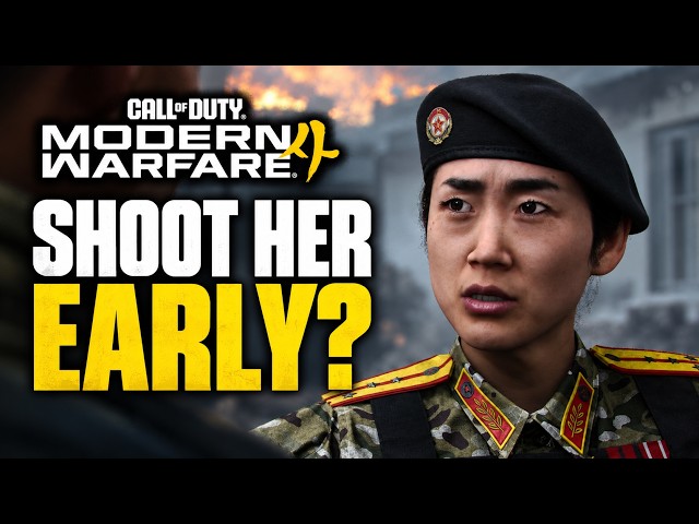 What Happens If You Shoot Commander Ri Ju Young Early? | Call of Duty: Modern Warfare 4