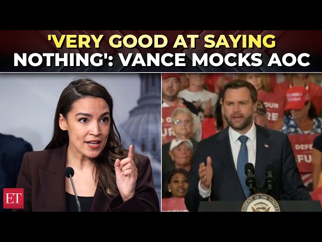 'People spend 20 yrs learning…': Vance drops brutal jab at AOC over 'saying nothing' | Midterms 2026