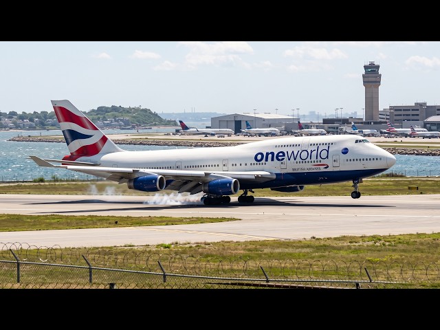 British Airways Boeing 747 Dramatic Weather Go-Around at KBOS Airport | MSFS 2020