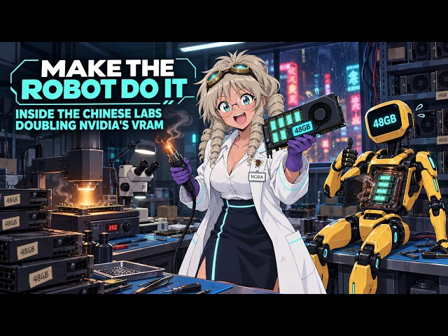 CRAZY! Chinese Labs Double VRAM on NVIDIA Cards!
