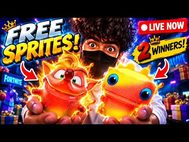 🔴 LIVE | FREE SPRITE GIVEAWAY 🚨 DON’T MISS OUT!