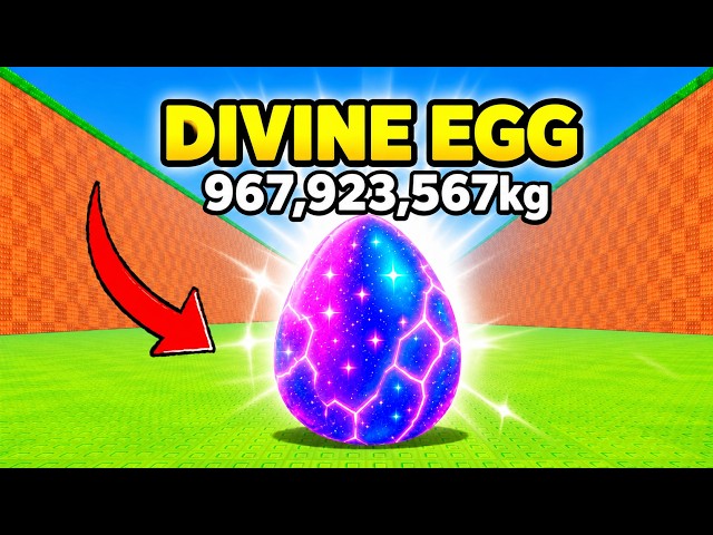 Starting Over with *NEW* CRAZIEST DIVINE EGG in Steal an Egg! (Roblox)