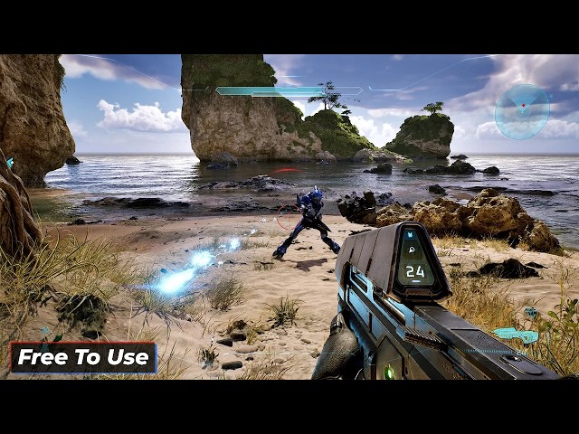 Halo: Campaign Evolved Gameplay | Heroic Mode  - Free To Use Gameplay