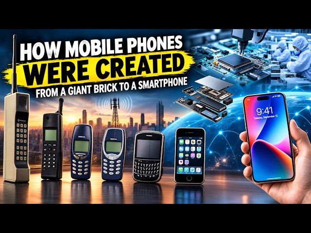 How Mobile Phones Were Created | From a Giant Brick to a Smartphone