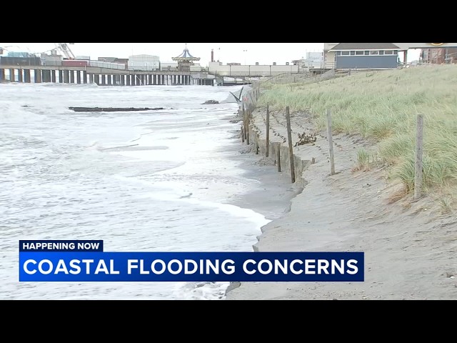 Coastal flooding concerns along the Jersey Shore as Nor'easter moves closer