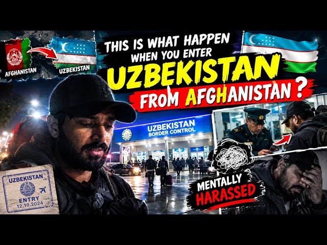 EPISODE-36 | Afghanistan’s WORST Border Crossing? 😱 | Mazar-e-Sharif 🇦🇫 to Termez