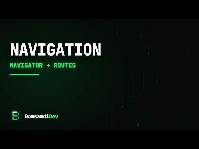 Navigation Between Screens — Flutter for Beginners
