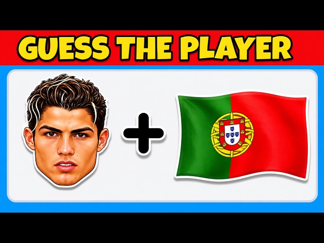 Guess The Football Player By Emoji ⚽🔥 | Messi, Ronaldo, Mbappé & More