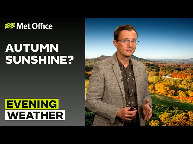 02/10/2026 – Sunny spells Saturday – Evening Weather Forecast UK – Met Office Weather