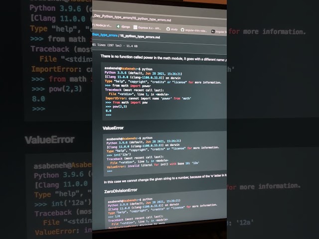 😌Day fifteen of python #python #coding #programming