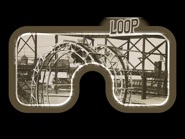 (VR 3D image) ~1904: Loop the Loop, Coney Island NY
