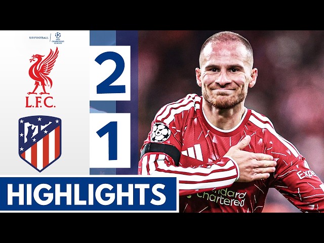 Liverpool vs Atletico Madrid 2-1 Highlights • Mac Allister & Szoboszlai Goals! • Champions League 26