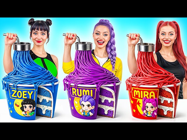 Cooking Challenge with KPop Demon Hunters | Delicious Kitchen Hacks by Multi DO Challenge