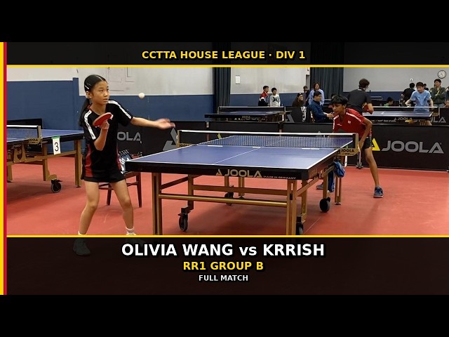 Olivia Wang [1856] vs Krrish [988] | RR1-B | CCTTA House League | Division 1 | September 2026