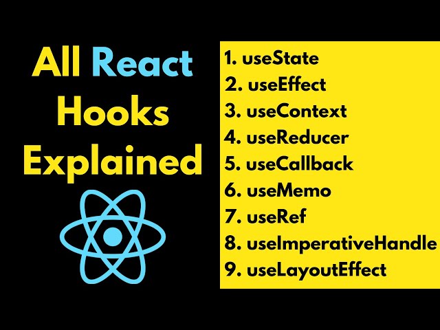React Hooks Tutorial — All React Hooks Explained with Examples