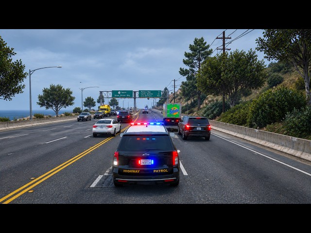 CHP Police Officer | GTA 5 LSPDFR Realistic Patrol 4K