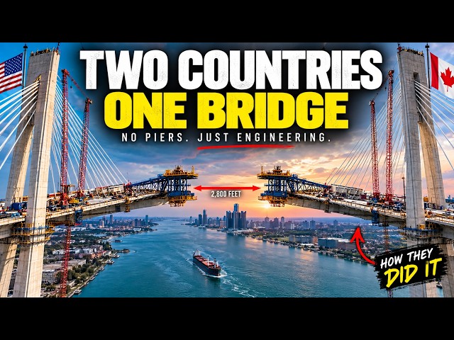 How Engineers Built a 2,800-Foot Bridge Without a Single Pier in the River