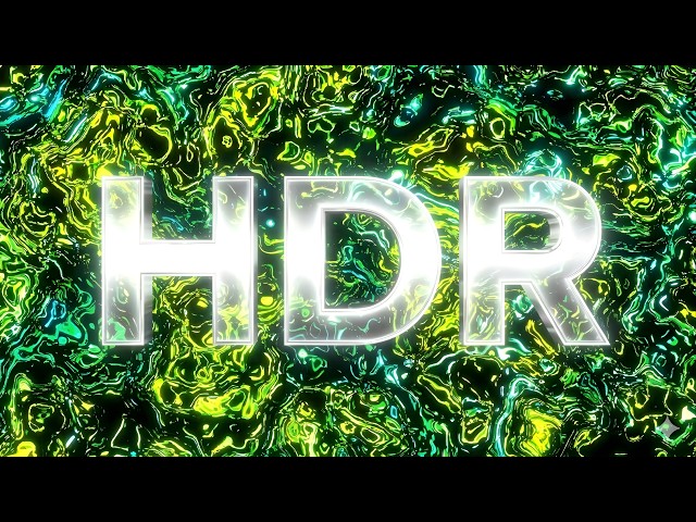 TEST YOUR OLED TV DISPLAY ● 4K HDR 60FPS ● Abstract Liquid Background ● Fluid Neon Screensaver
