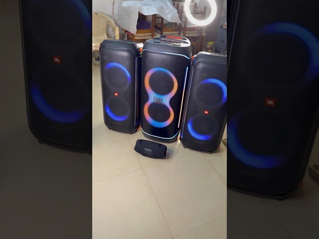 JBL PARTYBOX-710 Vs JBL PARTYBOX-720 REAL FIGHT 🔊🥶😱🔥 #jbl #jbl720 #shortsfeed #speaker #bass #dj 😡🔥👍
