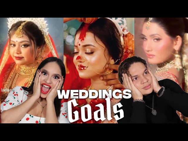 Indian Weddings are so BEAUTIFUL... LATINOS react to Indian Weddings edits (from Different States)