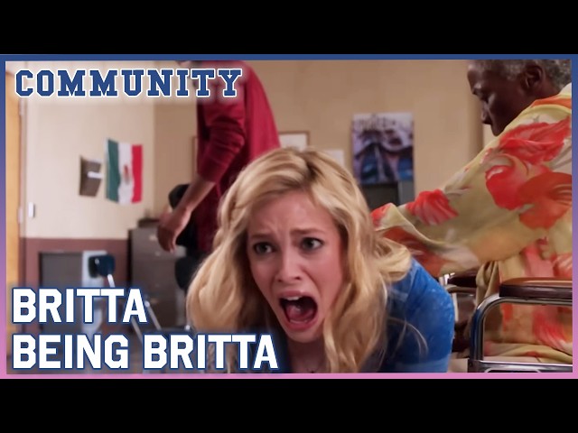 Moments where Britta tried her best | Community
