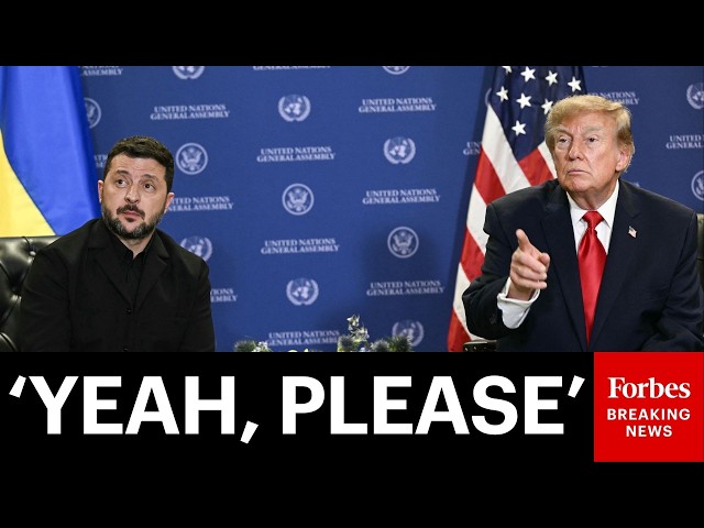 BREAKING NEWS: Trump Takes Questions From Reporters At Meeting With Ukraine's Zelensky