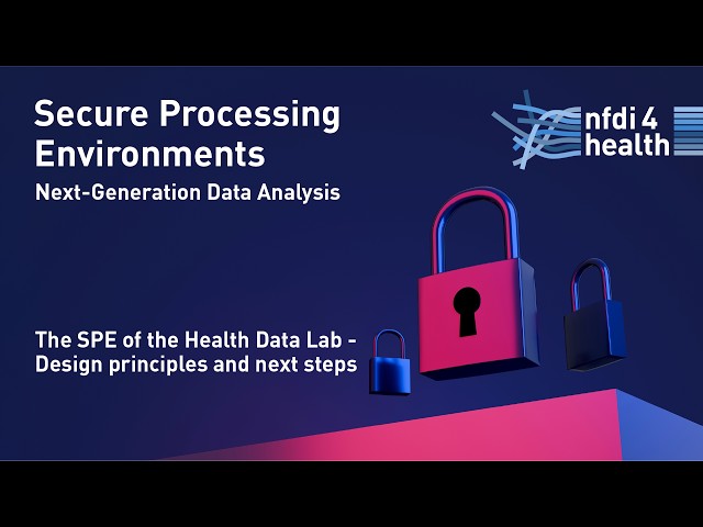 Secure Processing Environments: The SPE of the Health Data Lab - Design principles and next steps