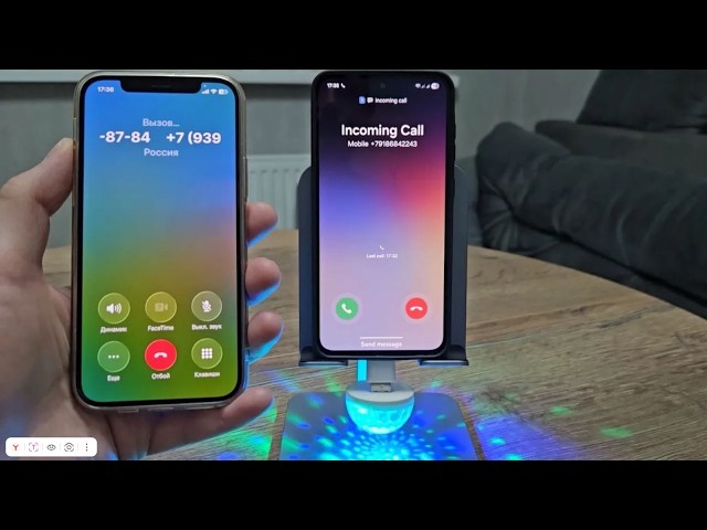 Outgoing & incoming call iPhone 12 vs Samsung Galaxy A36