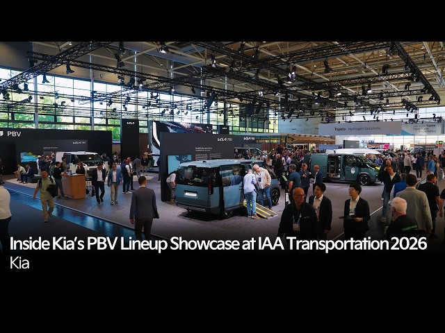 Inside Kia’s PBV Lineup Showcase at IAA Transportation 2026