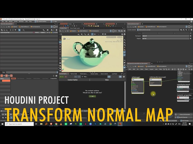 Houdini tip - Transform Normal map