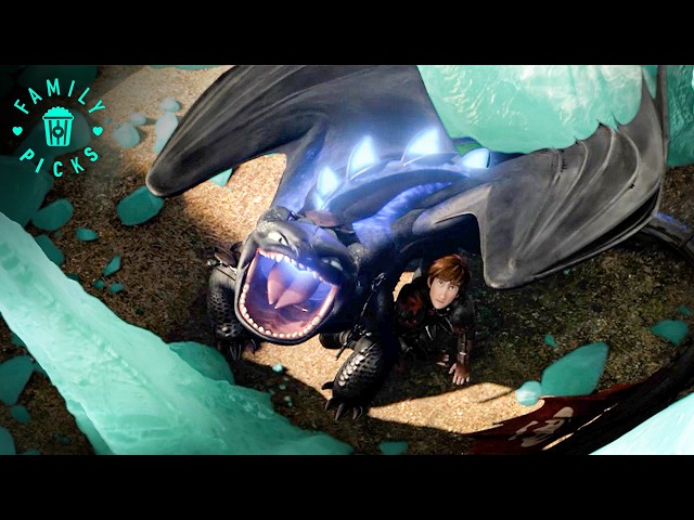 Toothless Defeats the Bewilderbeast and Becomes the Alpha of Dragons | How to Train Your Dragon 2