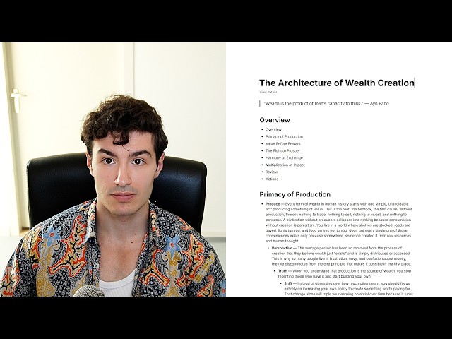 if you master this, money becomes a side effect
