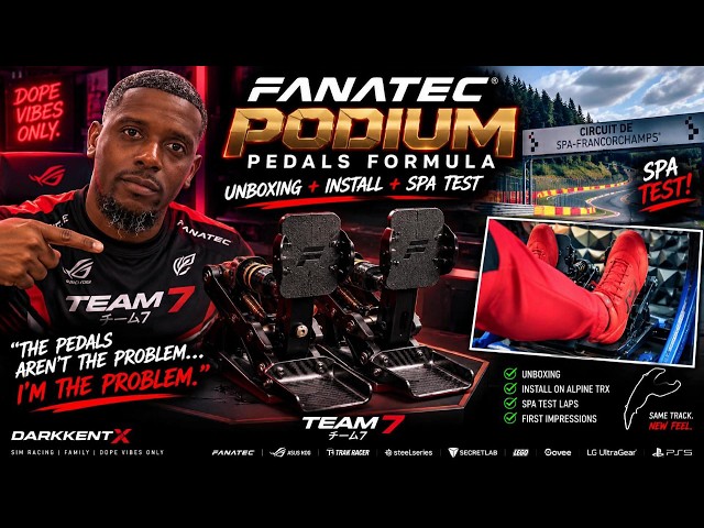 I Finally Got Fanatec Podium Pedals Formula… Now I Have NO EXCUSES 😂 #upgrade #fanatec #unboxing