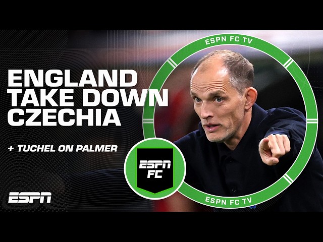 Czechia vs. England Reaction + Tuchel speaks about Cole Palmer | ESPN FC