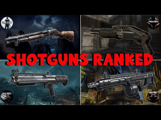 COD WaW-Bo3 Zombies Shotguns Ranked Worst to Best