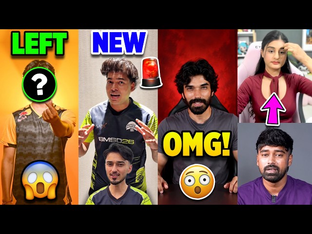 Team DISBAND?..😱 Shocking STORY🥵 NEW✅ GodLike,Team APEX Gaming Jonathan,S8UL Snax Gaming,Neyoo,Payal