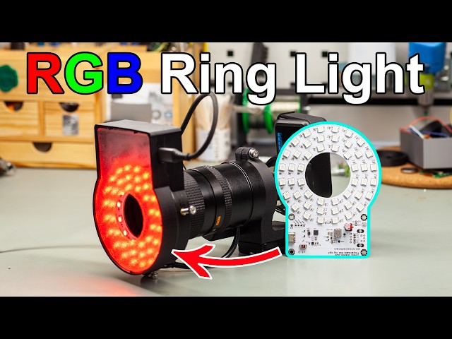DIY RGB ring light for cameras