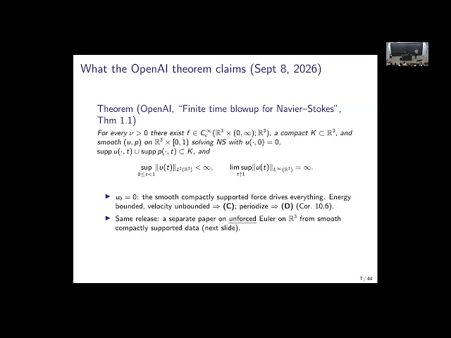 Javier Gomez-Serrano | New Math + AI Developments in Fluid Mechanics