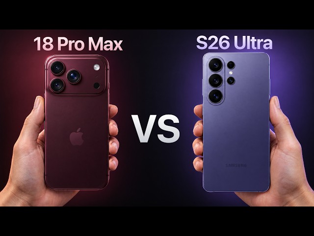 iPhone 18 Pro Max VS S26 Ultra - Camera Review!