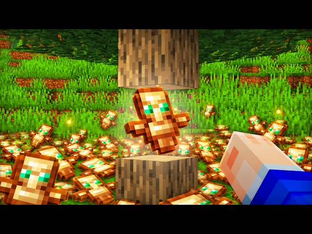 I'm playing Minecraft, but the WORLD IS ULTRA POWERFUL!