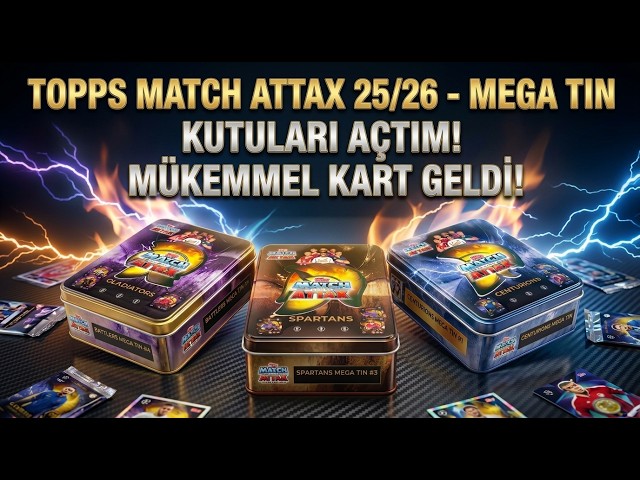 Topps Match Attax 25/26 - I Opened Mega Tins! I Pulled an Amazing Card!