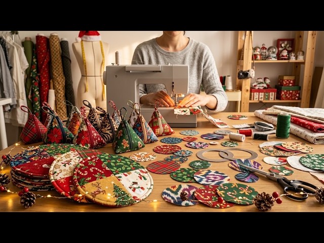 2 Easy Christmas Sewing Projects | DIY Holiday gifts