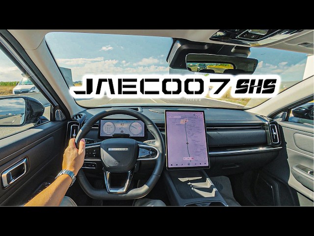2026 Jaecoo 7 SHS | 4K POV Drive | Binaural stereo audio | Interior ASMR