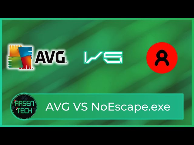 AVG Antivirus VS NoEscape.exe Malware | Antivirus Test