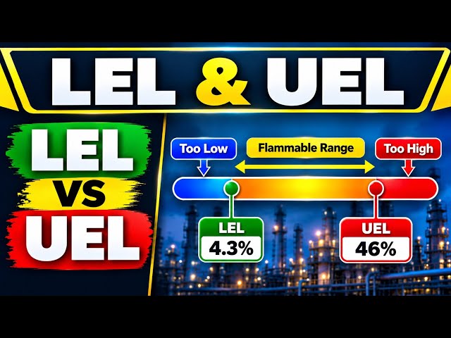 LEL & UEL in Hindi | What is LEL & UEL? | LEL vs UEL | LEL| UEL| Flammable Range Explained.